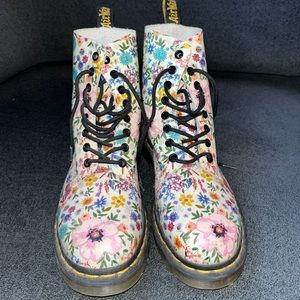 Flower Pattern Dr. Martens